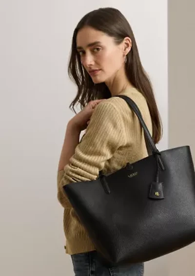 Faux-Leather Reversible Tote