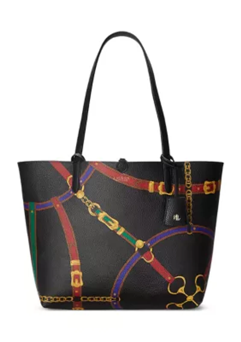Faux-Leather Reversible Tote
