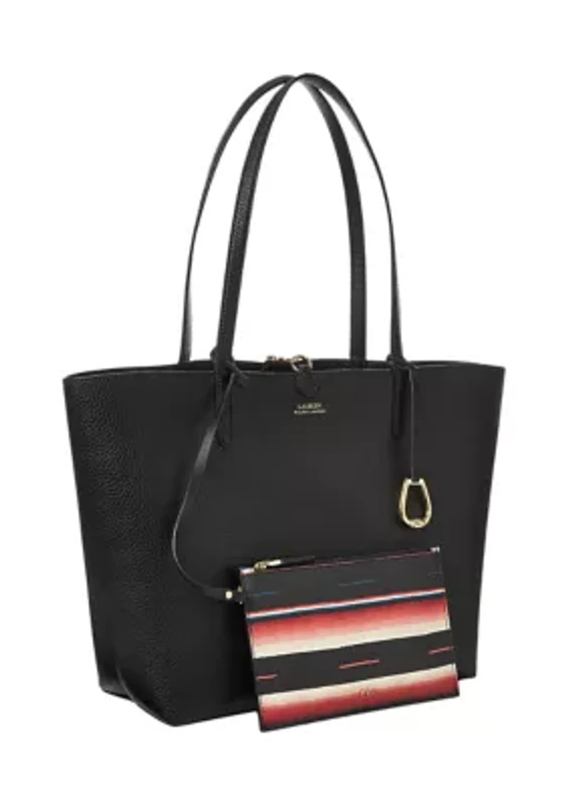 Faux-Leather Reversible Tote
