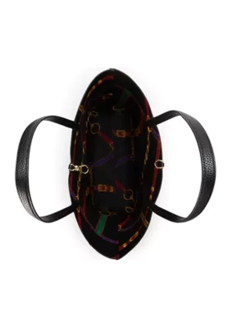 Faux-Leather Reversible Tote