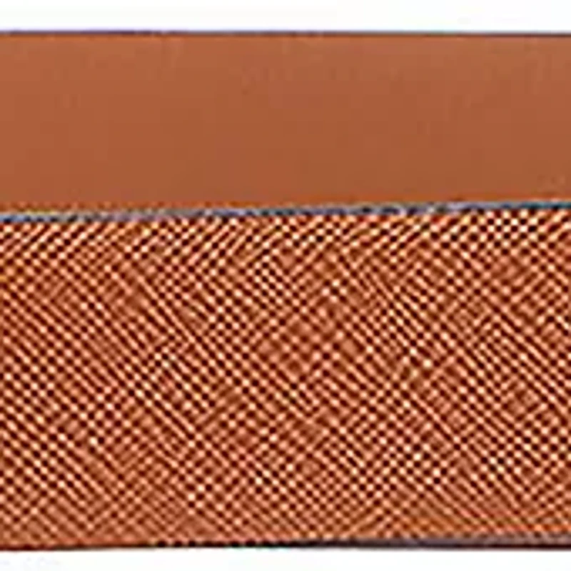 Charm Saffiano Leather Belt