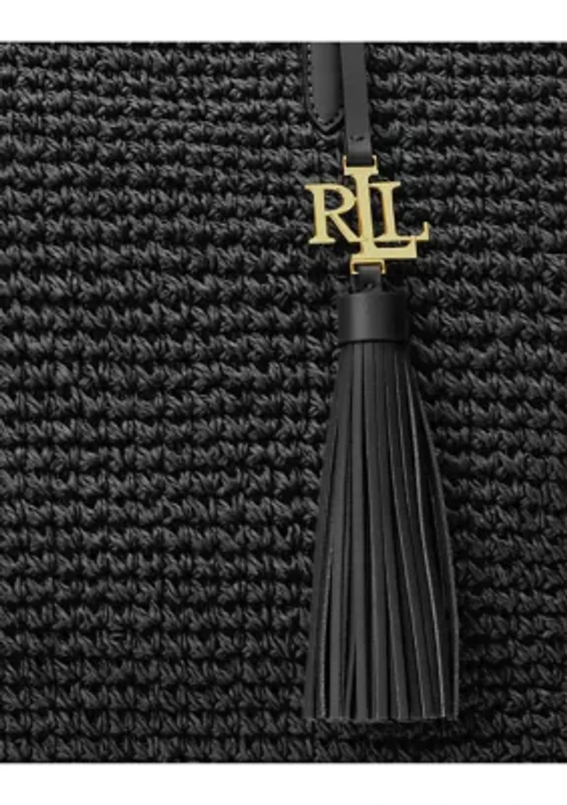 Crochet-Straw Medium Whitney Tote