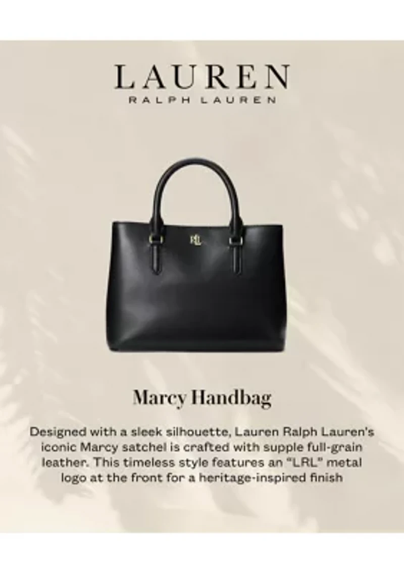 Leather Small Marcy Satchel