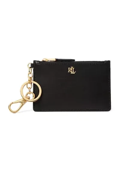 Leather Zip Card Case