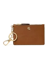 Leather Zip Card Case