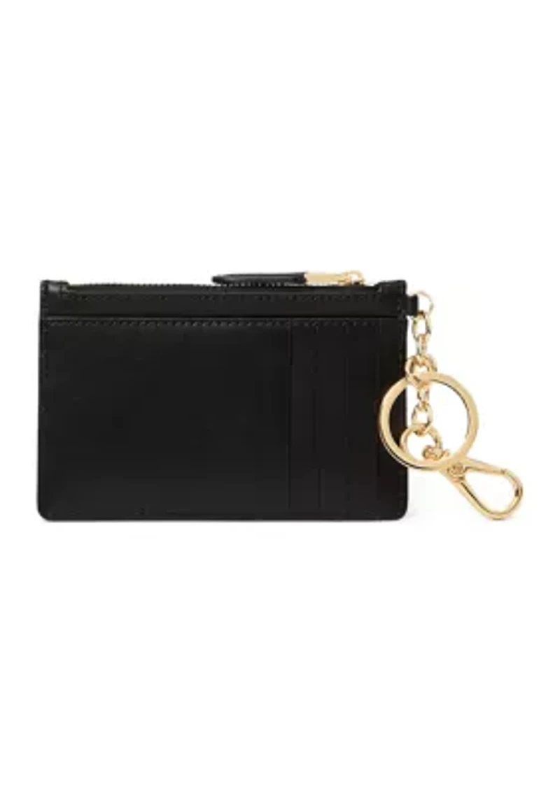 Leather Zip Card Case