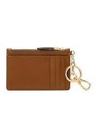Leather Zip Card Case