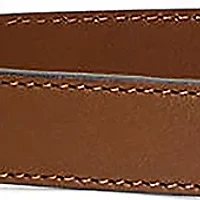 Turn-Lock Skinny Leather Belt