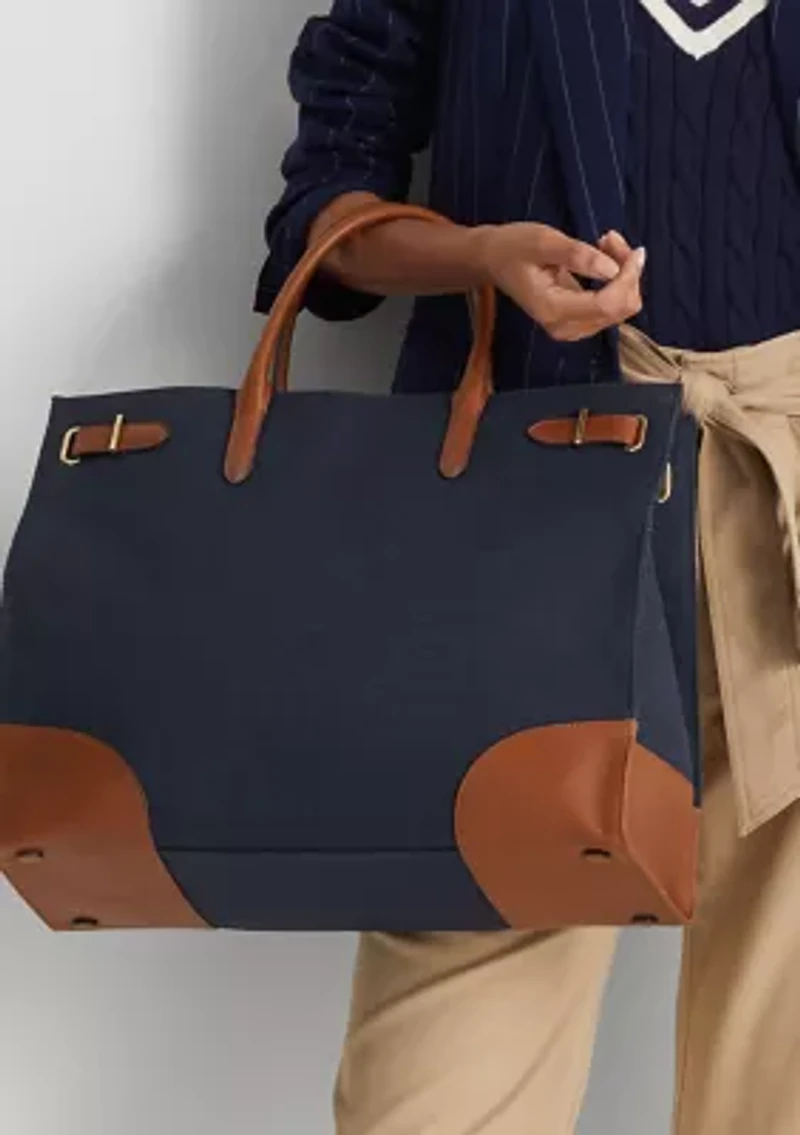 Print Canvas Large Devyn Tote Bag