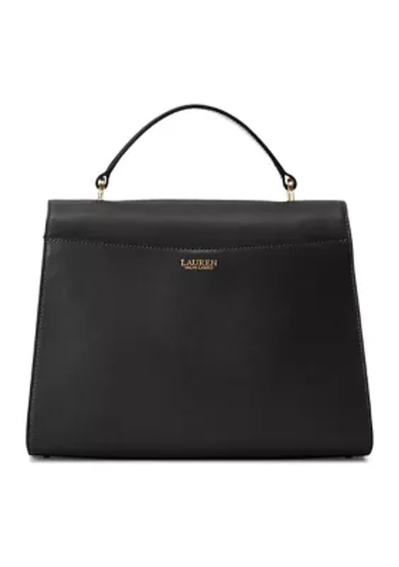 Leather Medium Farrah Satchel