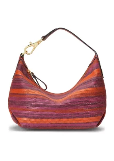 Striped Small Kassie Shoulder Bag