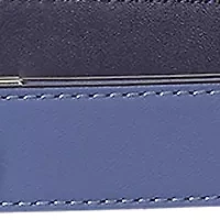 Oval-Logo Reversible Leather Skinny Belt