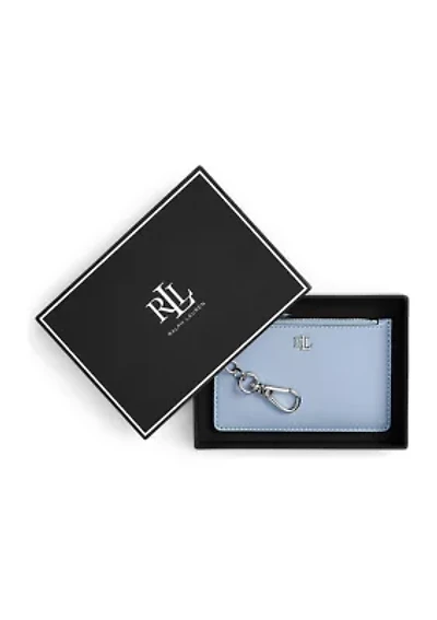 Leather Zip Card Case