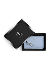 Leather Zip Card Case