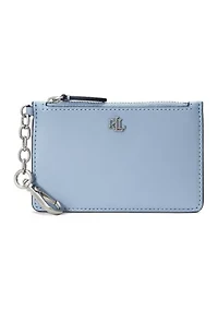 Leather Zip Card Case