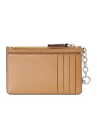 Leather Zip Card Case