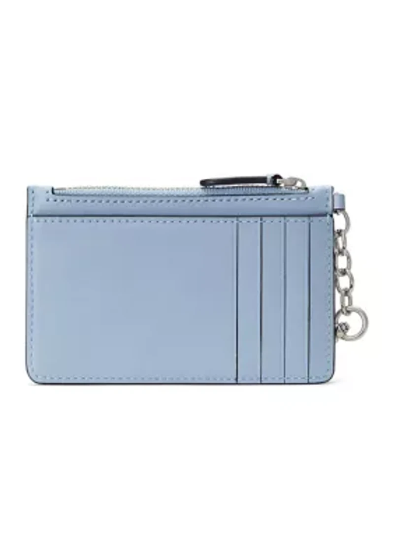 Leather Zip Card Case