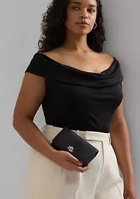 Leather Crossbody Turn Lock Tech Case