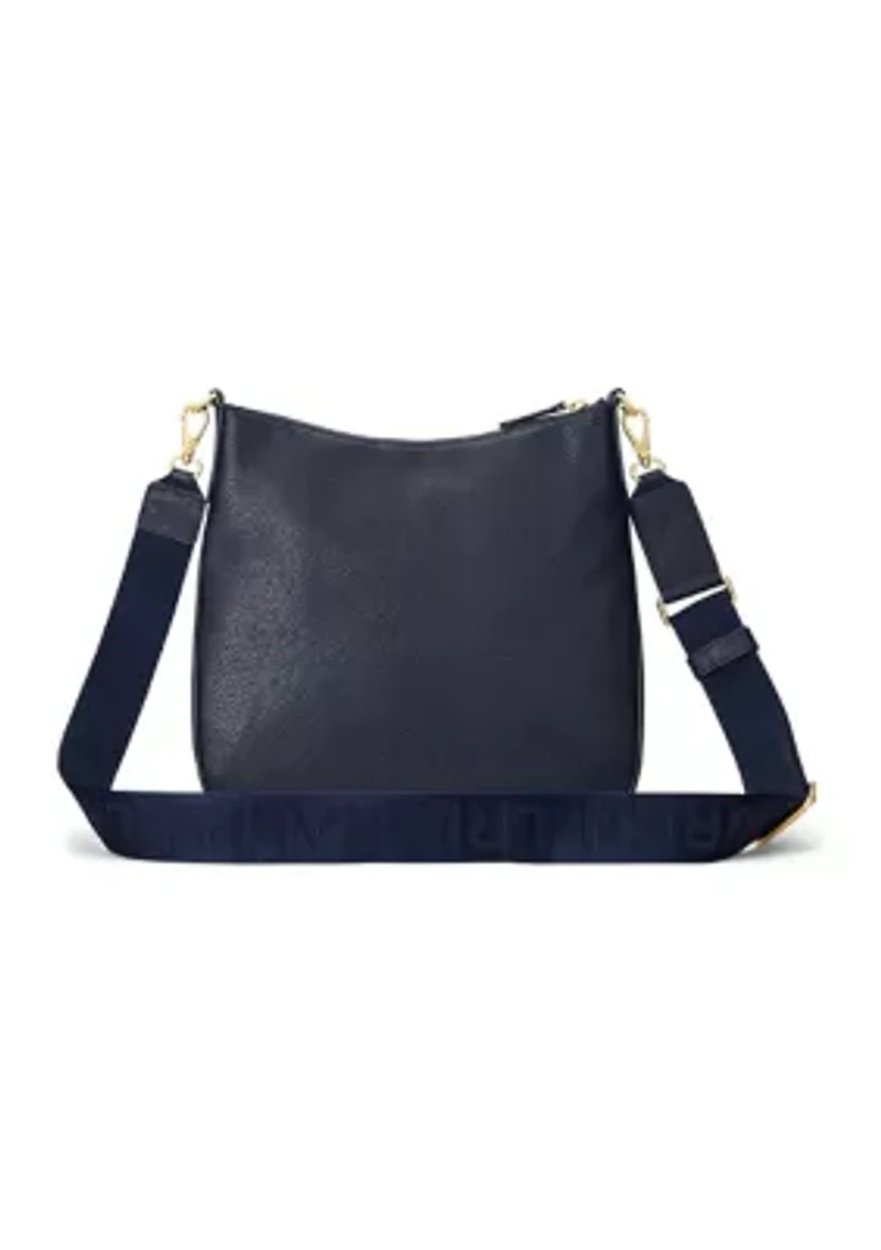 Pebbled Leather Large Cameryn Crossbody