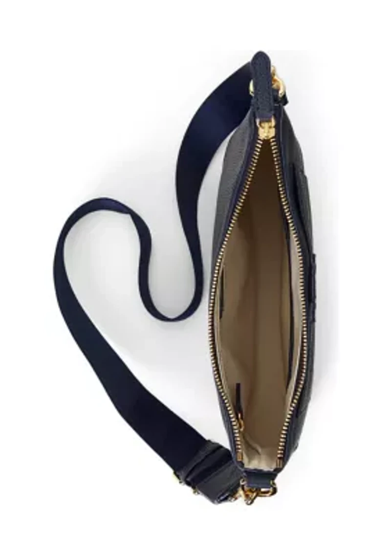 Pebbled Leather Large Cameryn Crossbody