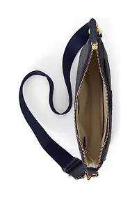 Pebbled Leather Large Cameryn Crossbody