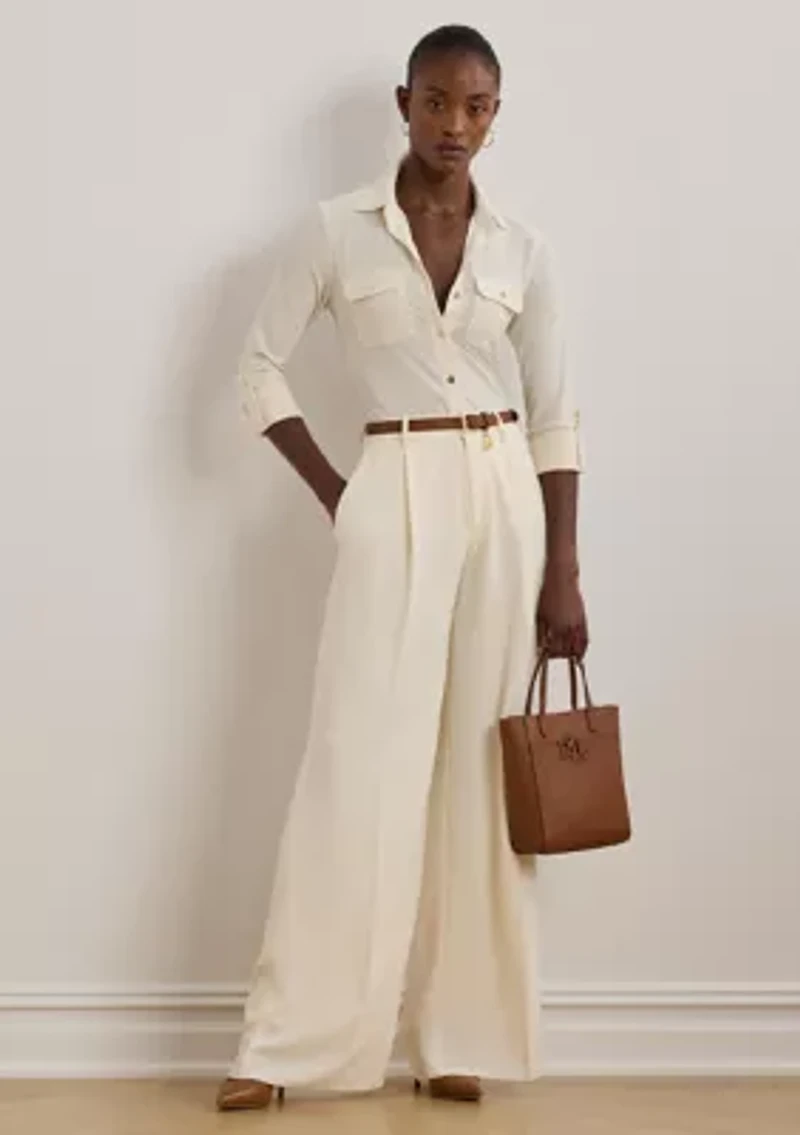 Pebbled Leather Small Cameryn Tote Bag