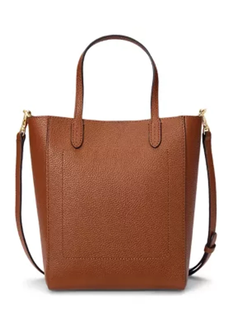 Pebbled Leather Small Cameryn Tote Bag