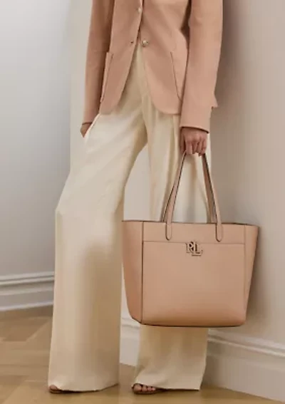 Pebbled Leather Large Cameryn Tote Bag