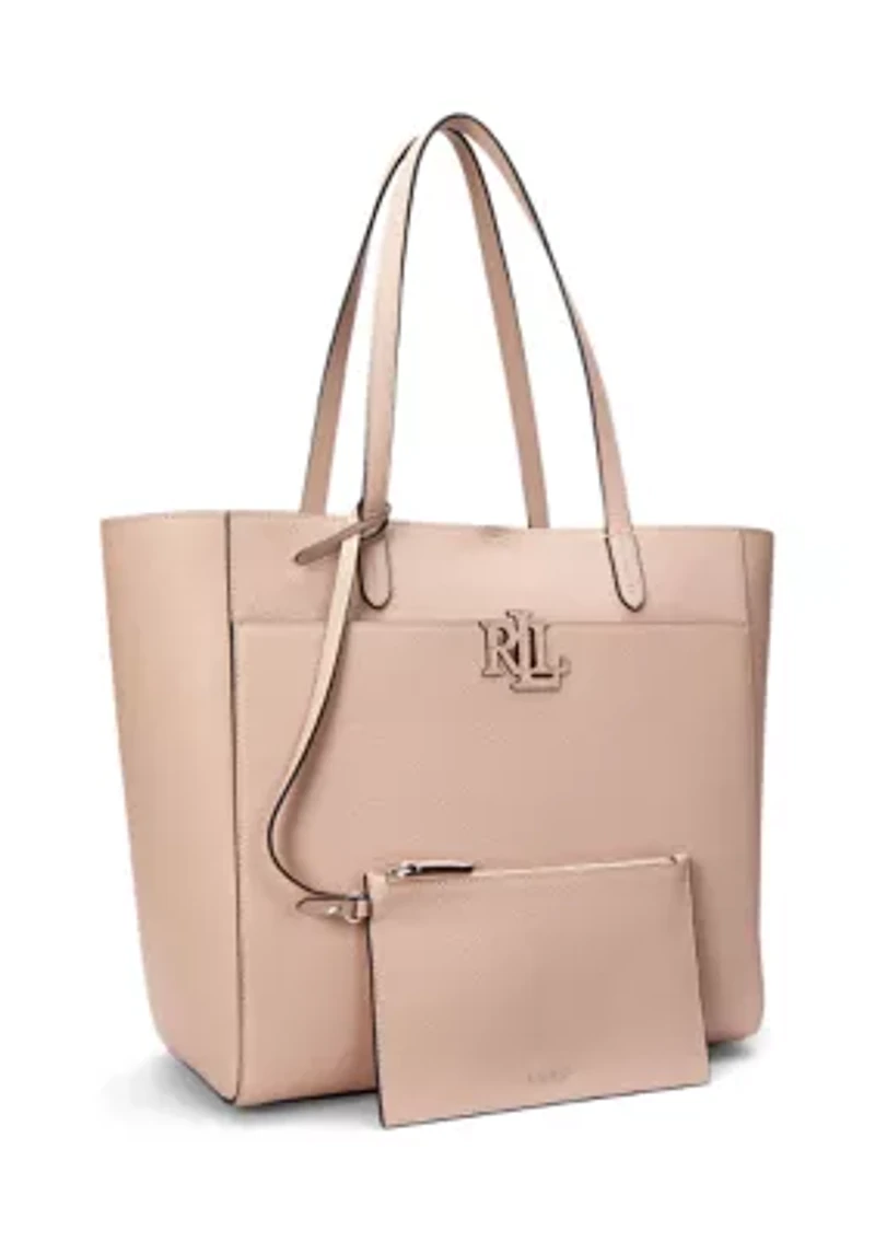 Pebbled Leather Large Cameryn Tote Bag