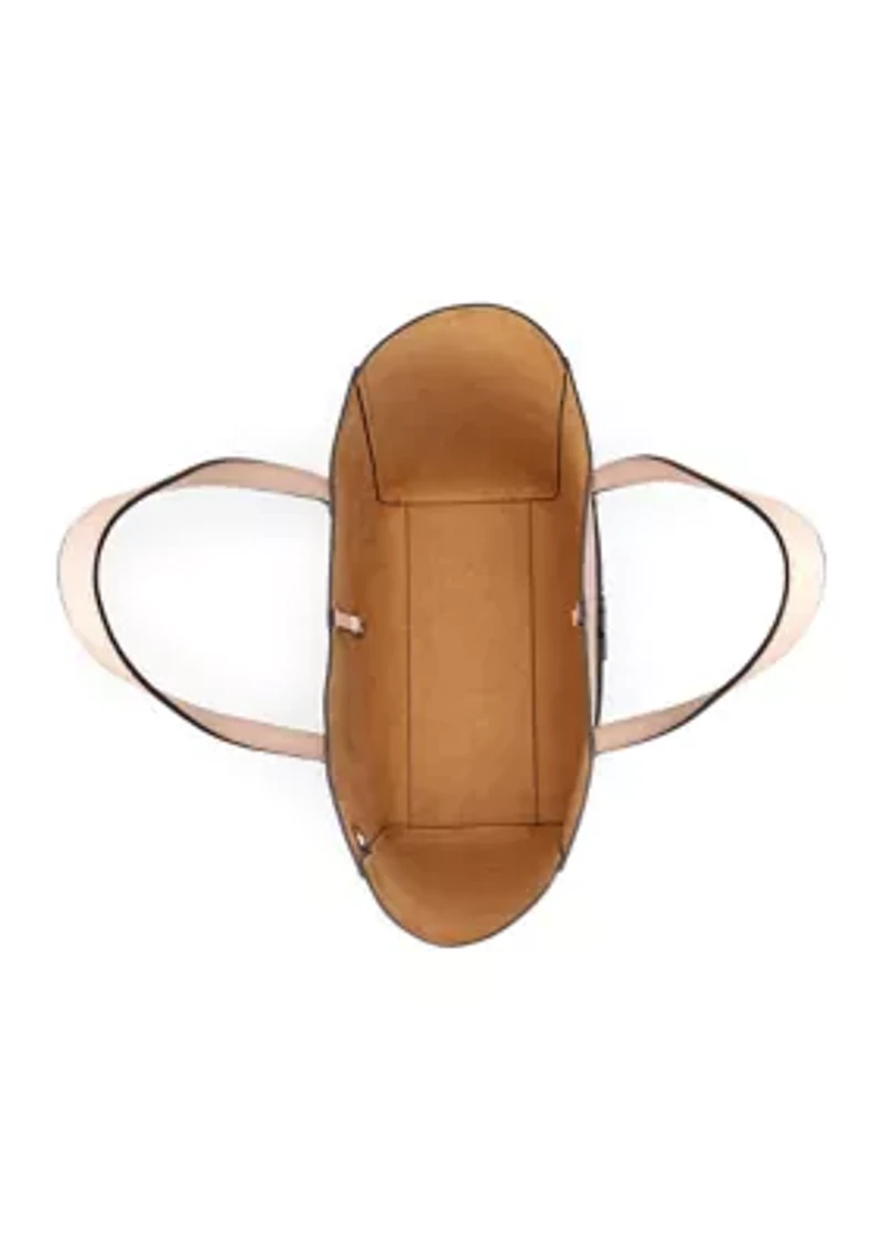 Pebbled Leather Large Cameryn Tote Bag