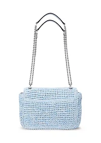 Mélange Woven Straw Medium Sophee Bag