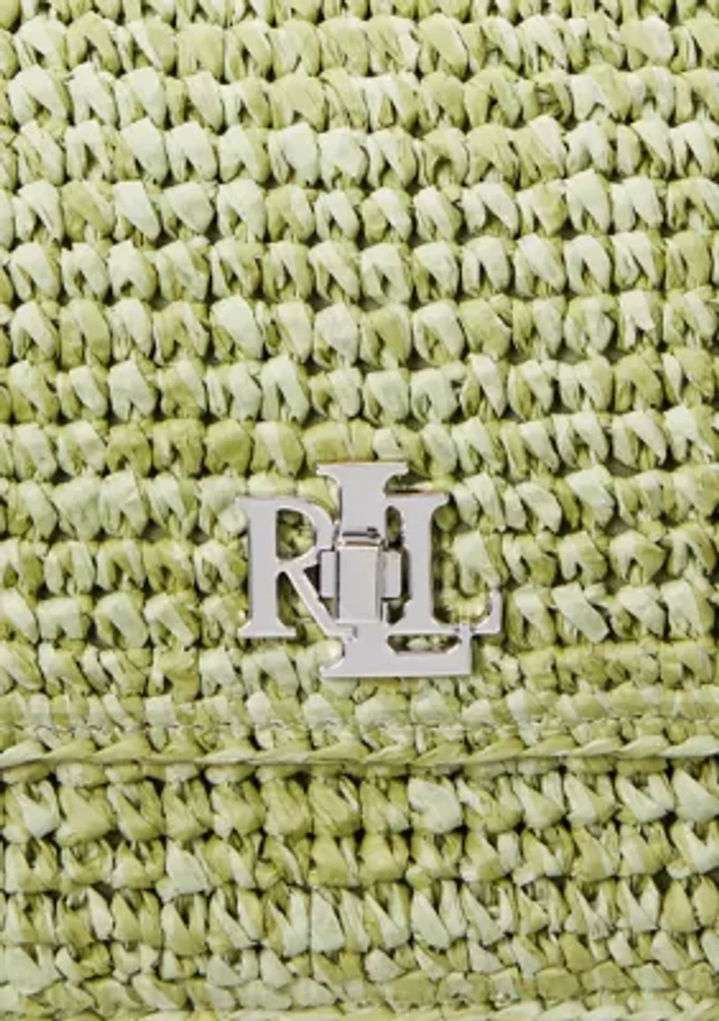 Mélange Woven Straw Medium Sophee Bag