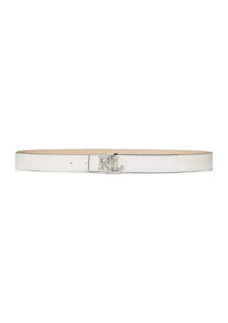 Logo Reversible Leather Belt