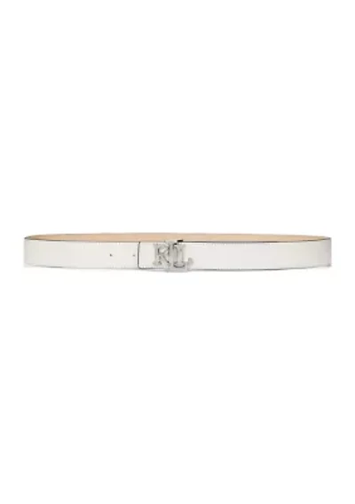 Logo Reversible Leather Belt