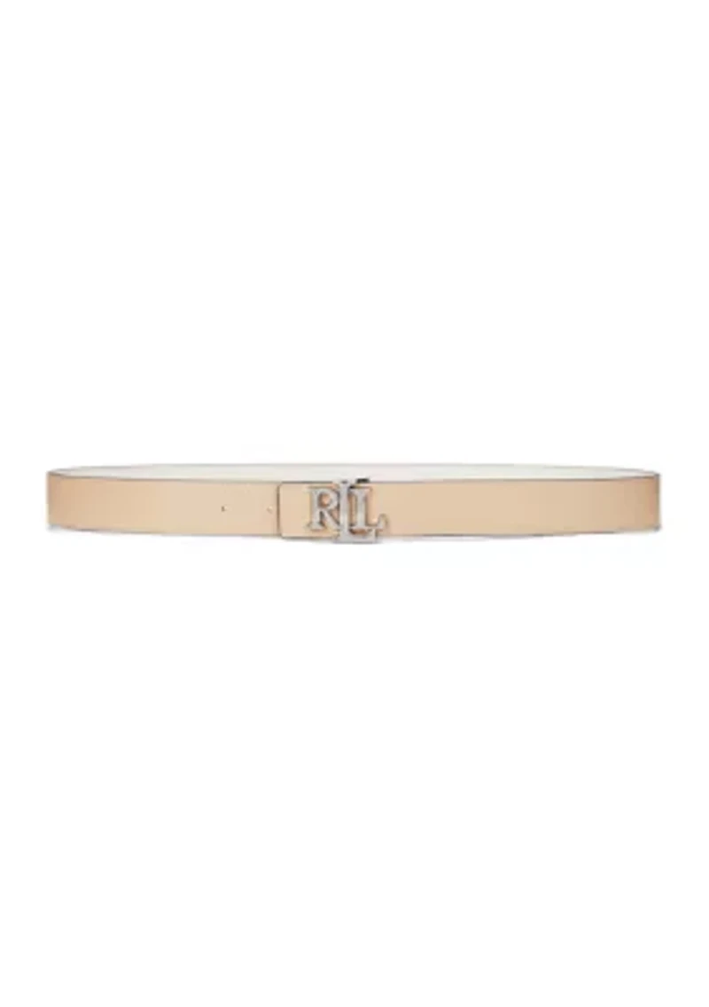 Logo Reversible Leather Belt