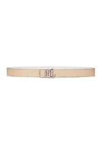 Logo Reversible Leather Belt