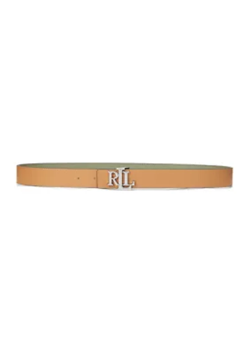 Logo Reversible Leather Belt