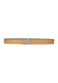 Logo Reversible Leather Belt
