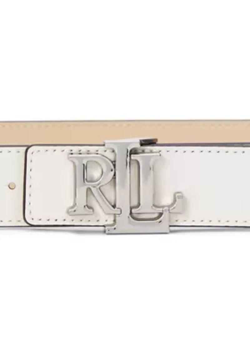 Logo Reversible Leather Belt