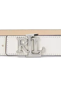 Logo Reversible Leather Belt