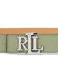 Logo Reversible Leather Belt
