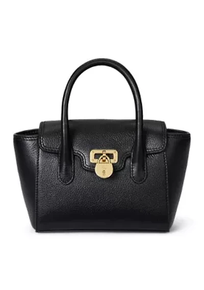 Pebbled Leather Small Tanner Satchel