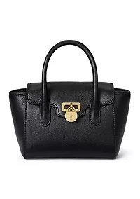 Pebbled Leather Small Tanner Satchel
