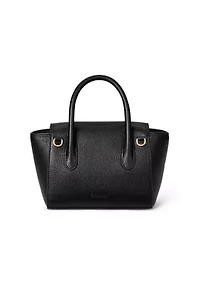 Pebbled Leather Small Tanner Satchel
