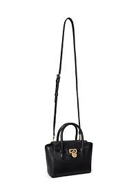 Pebbled Leather Small Tanner Satchel