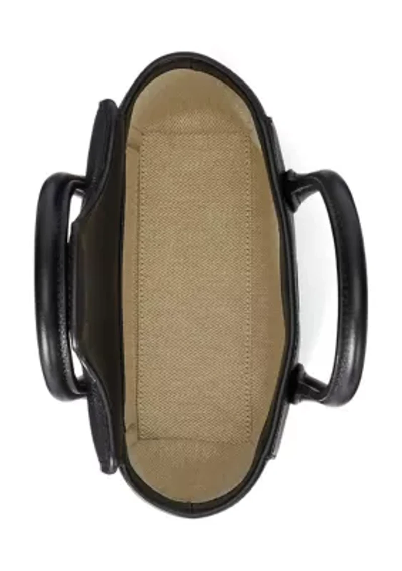 Pebbled Leather Small Tanner Satchel