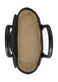 Pebbled Leather Small Tanner Satchel