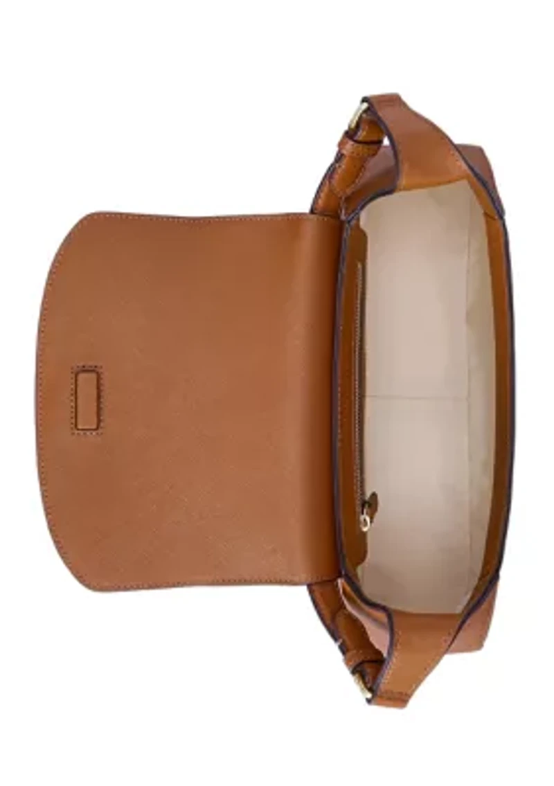 Crosshatch Medium Schylar Shoulder Bag