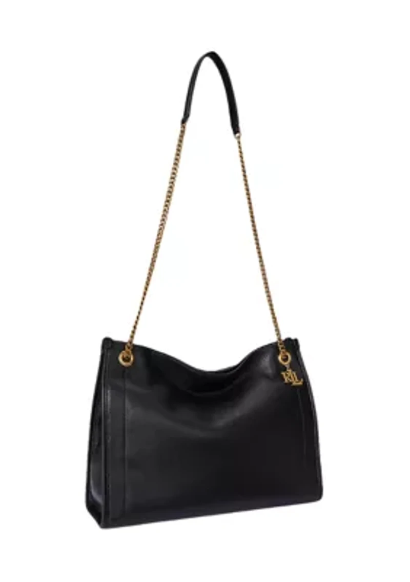 Pebbled Leather Large Bradley Tote Bag