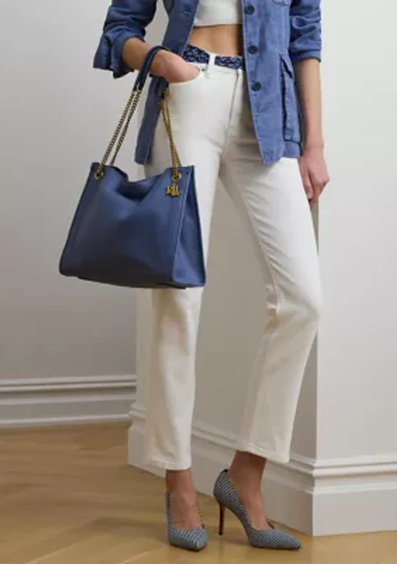 Pebbled Leather Large Bradley Tote Bag